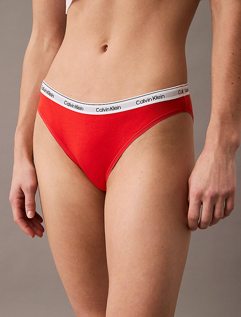 Calvin Klein Kırmızı Renkli Kadın Bikini Külot