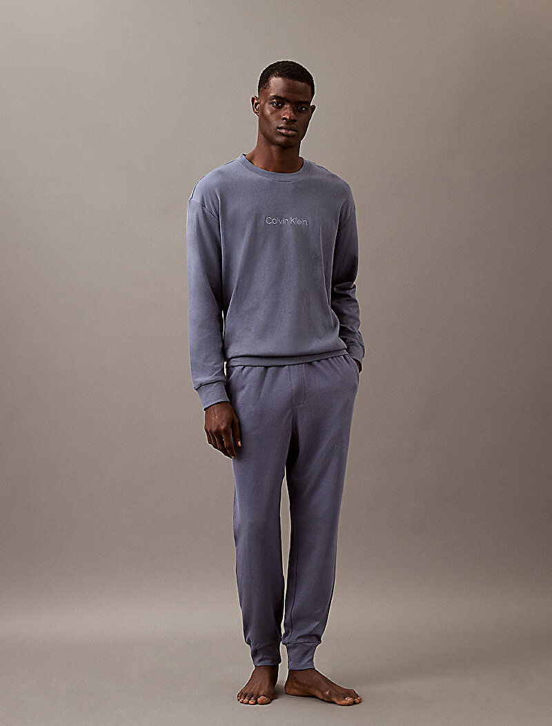Calvin Klein Gri Renkli Erkek Pijama Altı