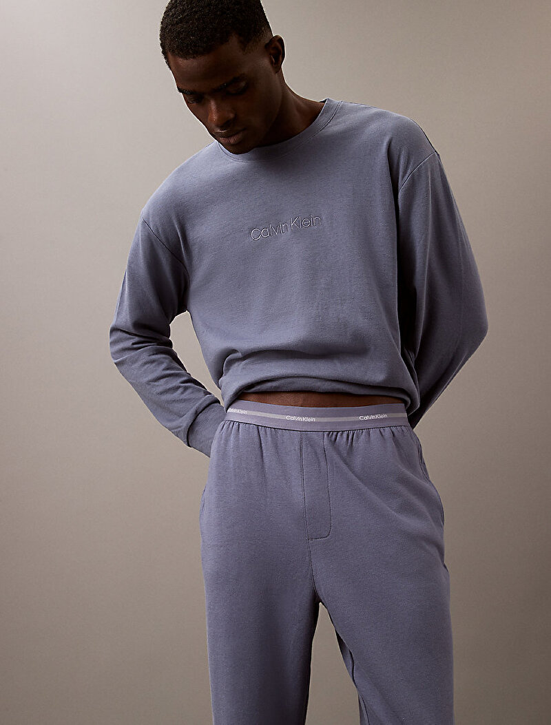 Calvin Klein Gri Renkli Erkek Pijama Altı