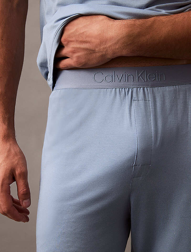 Calvin Klein Mavi Renkli Erkek Şort Pijama Altı