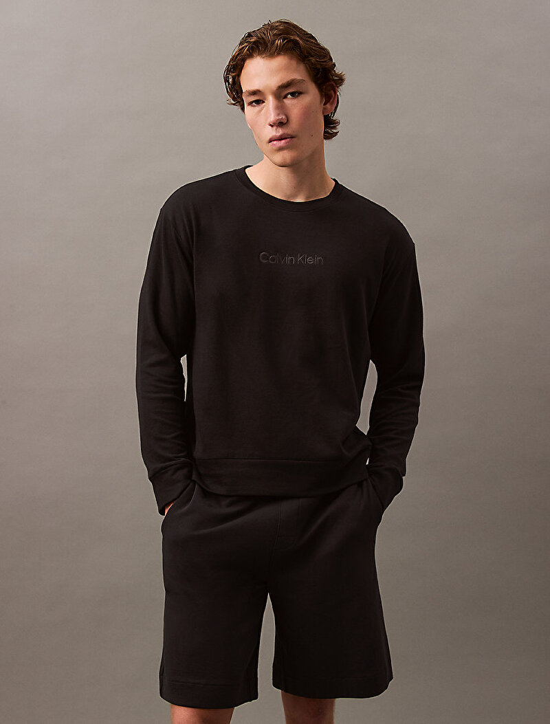Calvin Klein Siyah Renkli Erkek Sweatshirt