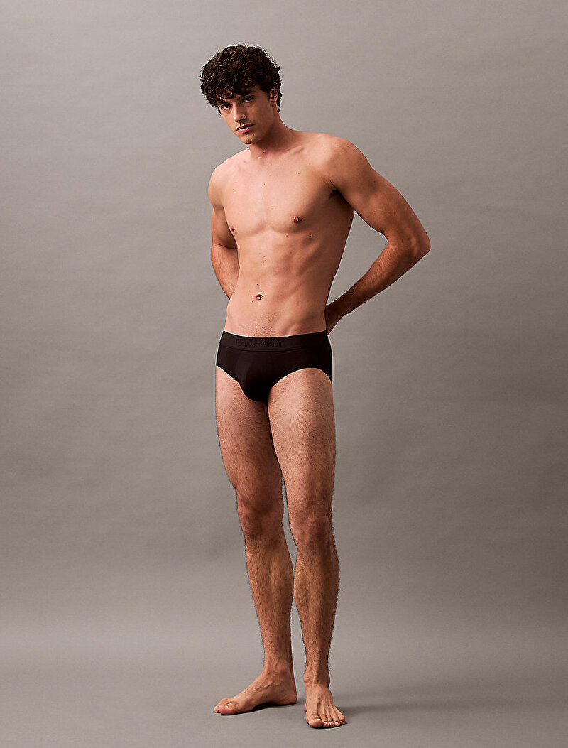 Calvin Klein Siyah Renkli Erkek Hip Brief Slip Külot