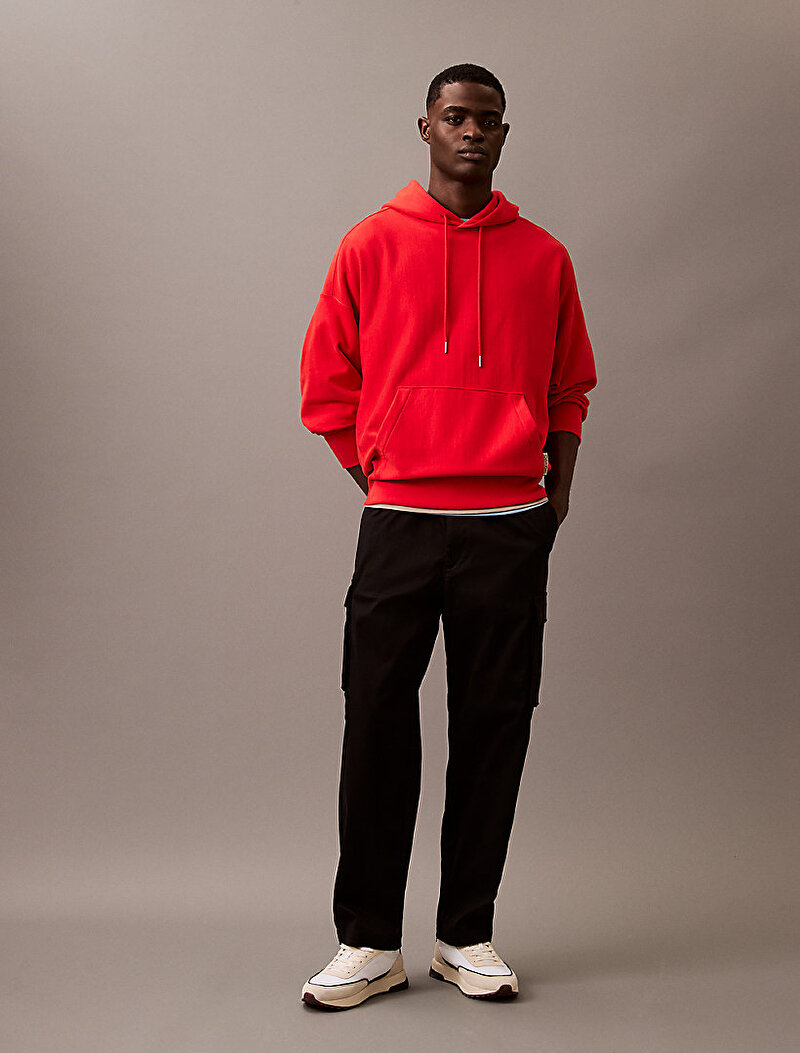 Erkek Ls Texture Cotton Sweatshirt