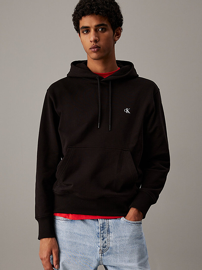 Calvin Klein Siyah Renkli Erkek Painted Calvin Klein Sweatshirt