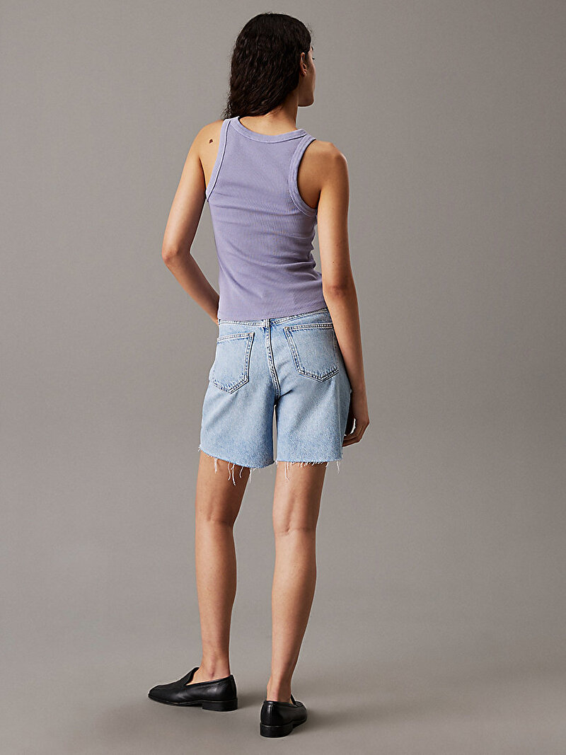 Calvin Klein Mavi Renkli Kadın Bermuda Şort