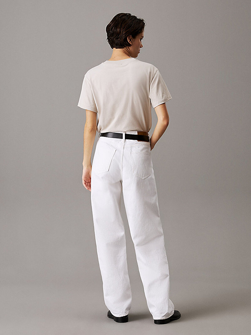 Calvin Klein Bej Renkli Kadın Hero Logo Regular T-shirt