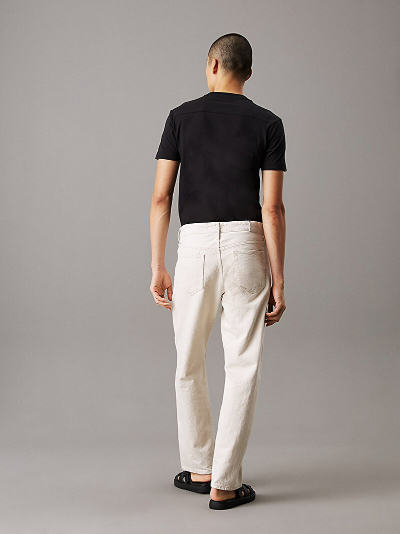 Calvin Klein Siyah Renkli Erkek Textured Embroidery T-shirt