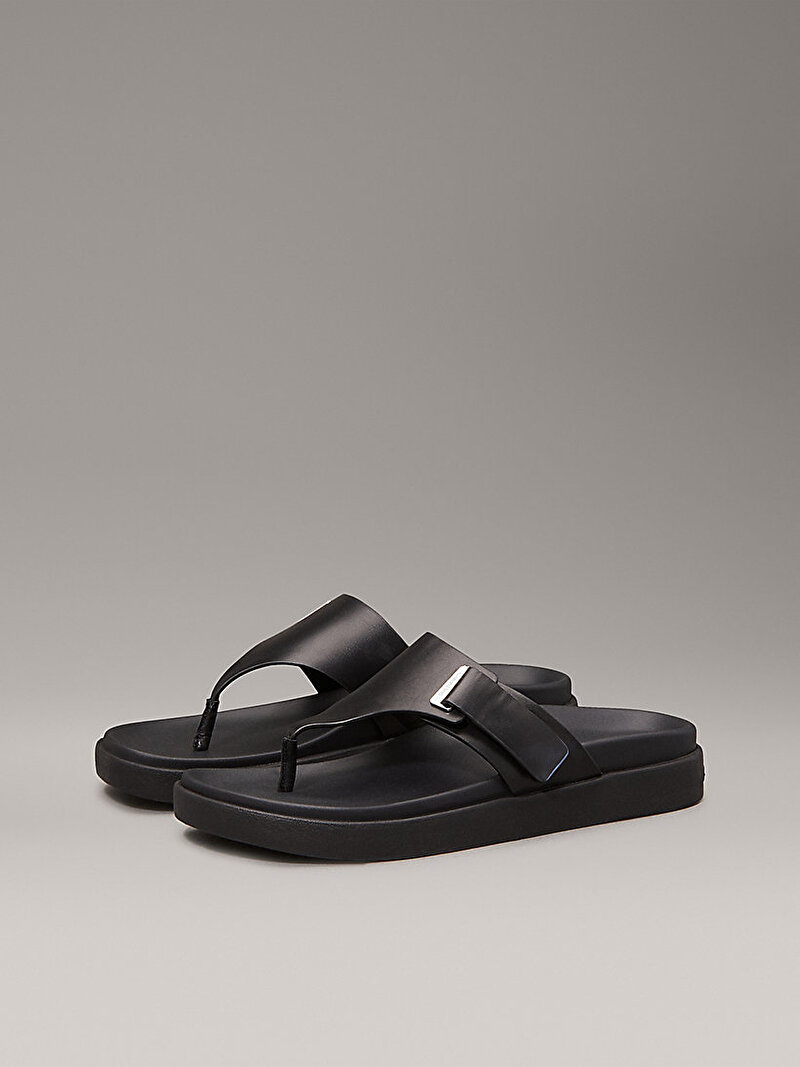 Calvin Klein Siyah Renkli Kadın Flat Terlik