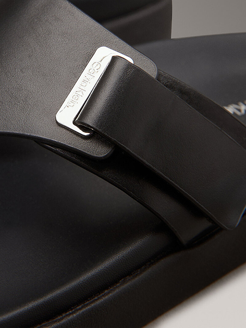 Calvin Klein Siyah Renkli Kadın Flat Terlik