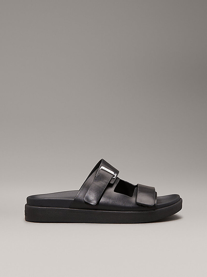 Calvin Klein Siyah Renkli Kadın Flat Terlik