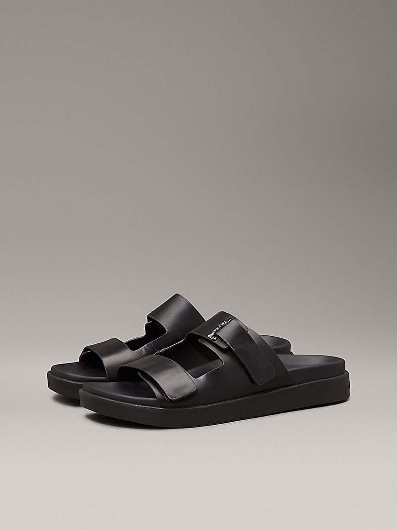 Calvin Klein Siyah Renkli Kadın Flat Terlik
