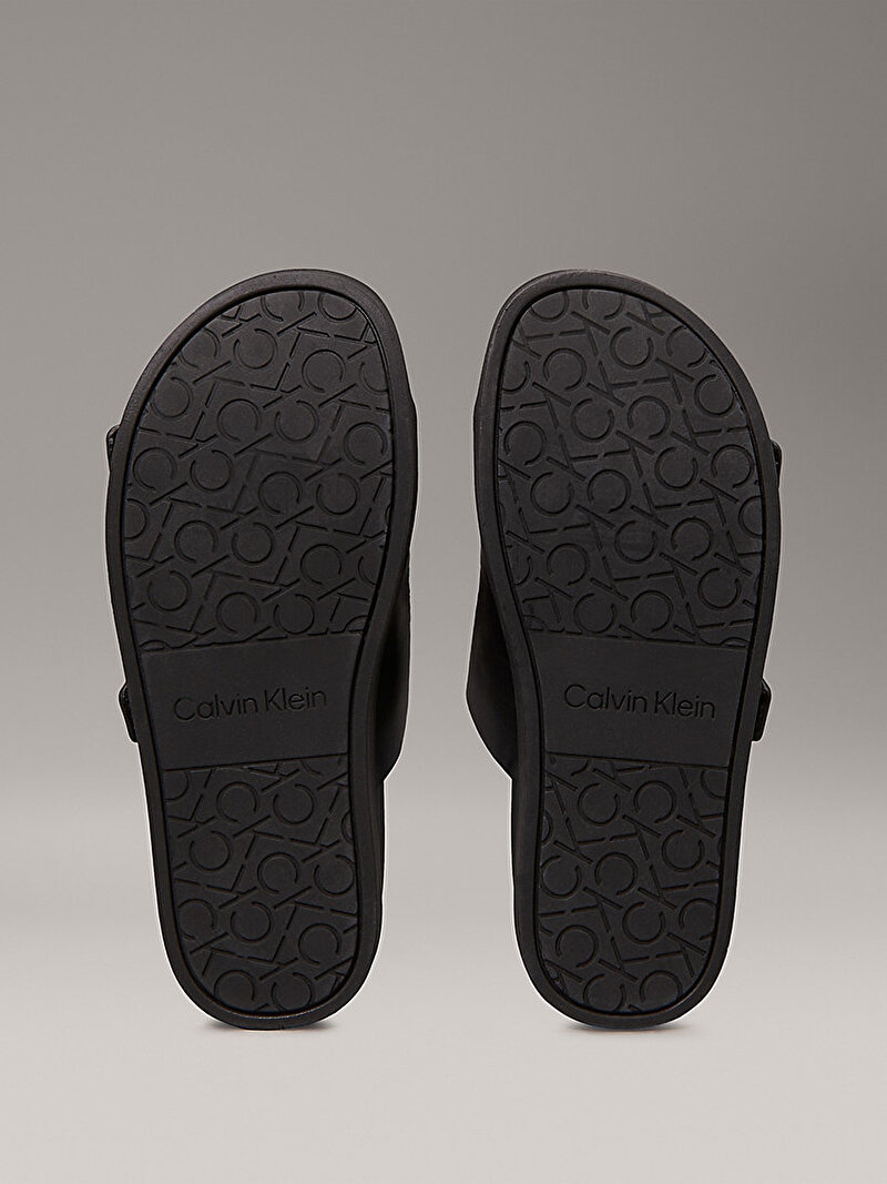 Calvin Klein Siyah Renkli Kadın Flat Terlik