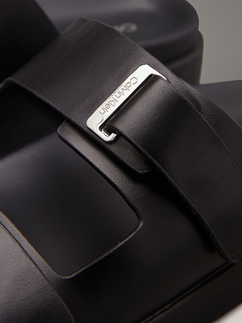 Calvin Klein Siyah Renkli Kadın Flat Terlik