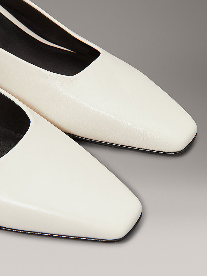 Calvin Klein Bej Renkli Kadın Heel Mule Topuklu Ayakkabı