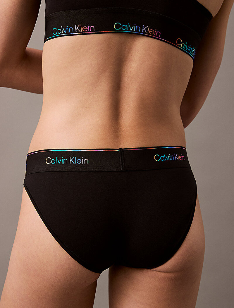 Calvin Klein Siyah Renkli Kadın Bikini Külot