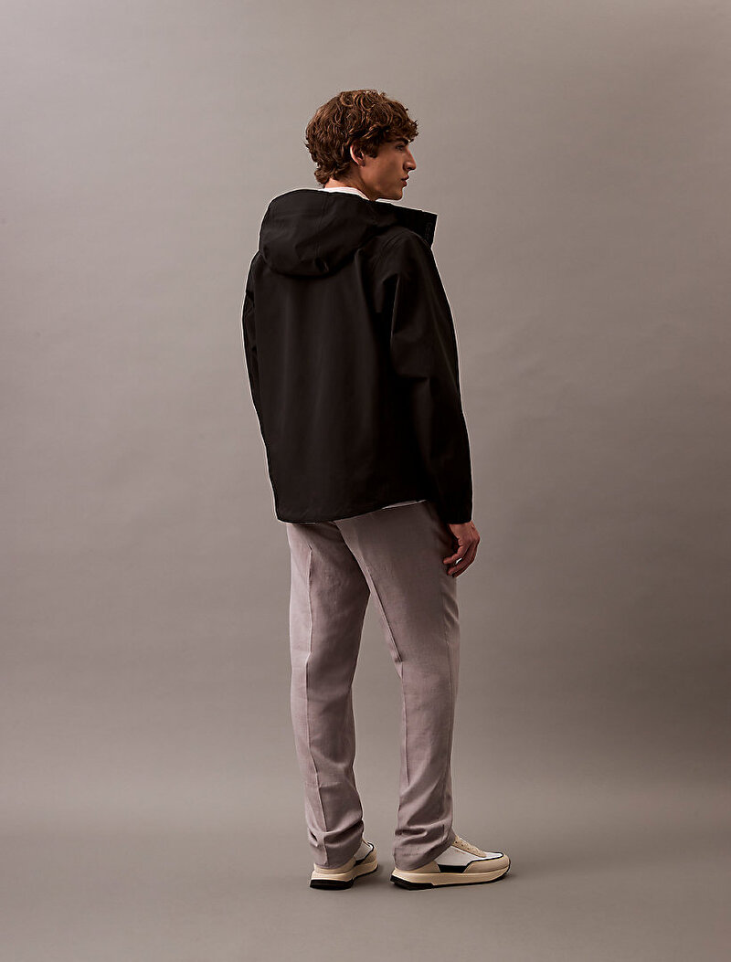 Calvin Klein Siyah Renkli Erkek LS 3L Tech Shell Rüzgarlık Ceket