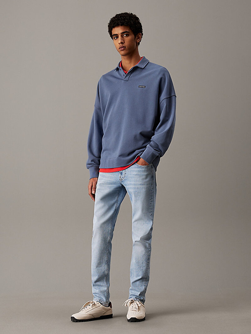 Calvin Klein Mavi Renkli Erkek Slim Taper Jean Pantolon