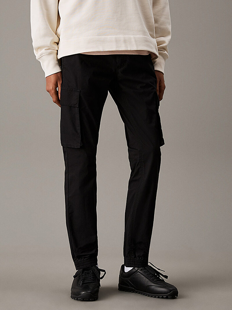 Calvin Klein Siyah Renkli Erkek Skinny Cargo Pantolon