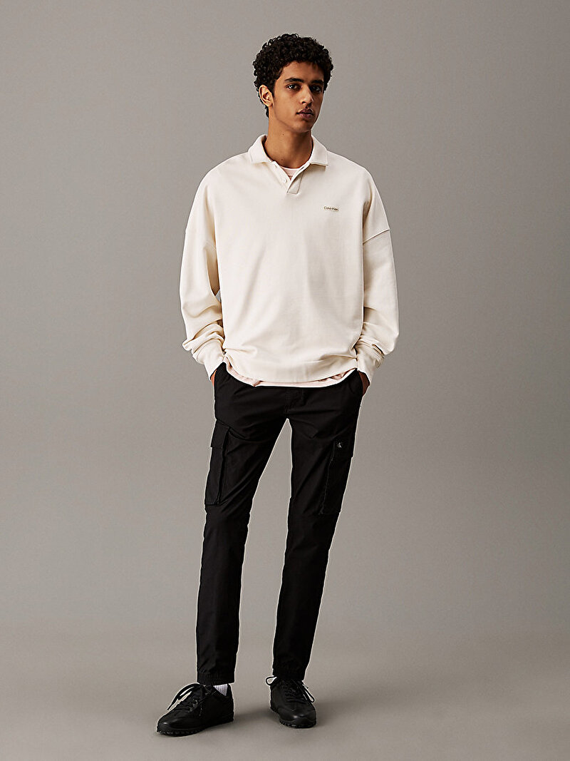 Calvin Klein Siyah Renkli Erkek Skinny Cargo Pantolon