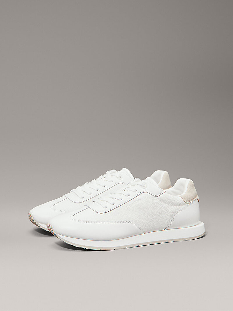 Calvin Klein Beyaz Renkli Erkek Low Top Lace Up Sneaker