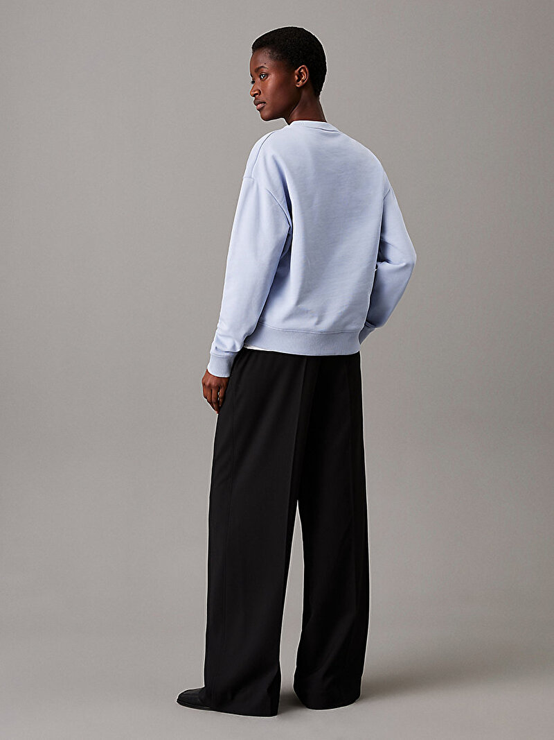 Calvin Klein Mavi Renkli Kadın Hero Logo Sweatshirt
