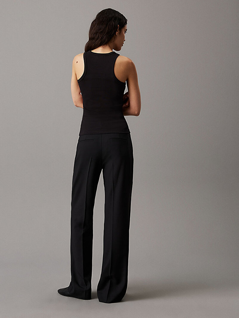 Calvin Klein Siyah Renkli Kadın CK Graphic Slim Tank Top