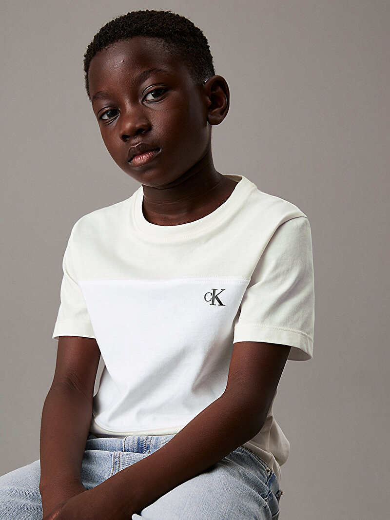 Calvin Klein Çok renkli Renkli Erkek Çocuk Color Block 2'Li Paket T-shirt Seti