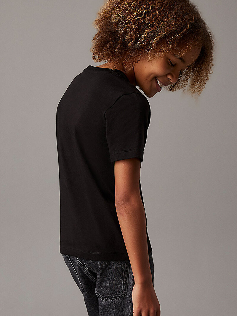 Calvin Klein Siyah Renkli Erkek Çocuk Good Level Regular T-shirt