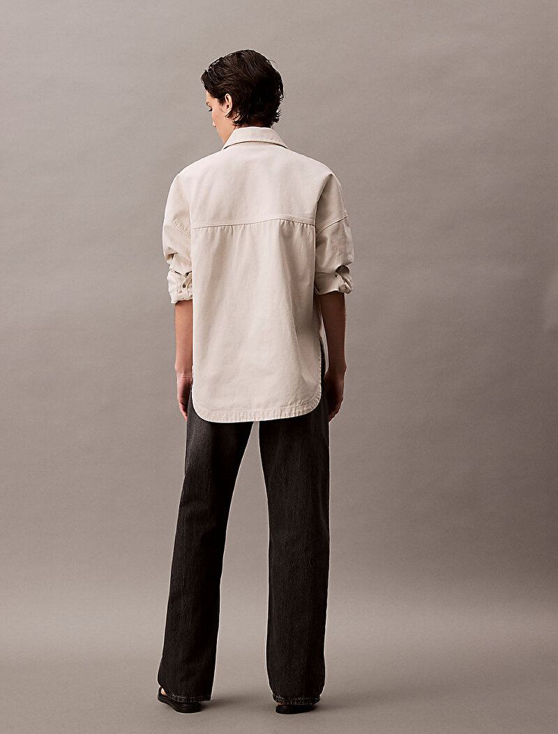 Calvin Klein Siyah Renkli Kadın Signature 90s Straight Jean Pantolon