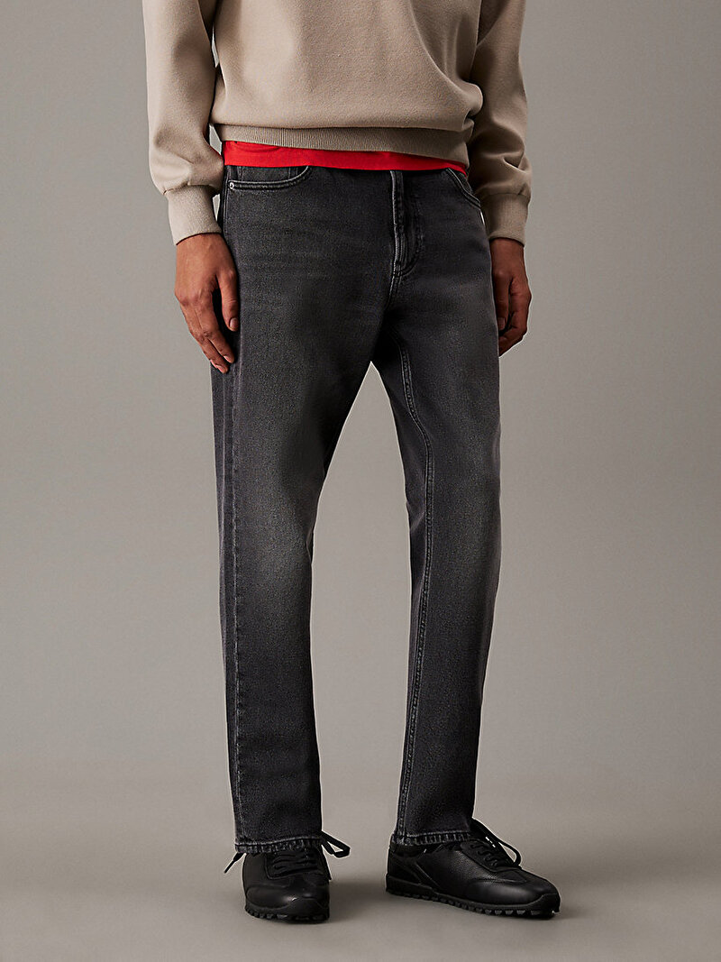 Calvin Klein Siyah Renkli Erkek Dad Jean Pantolon