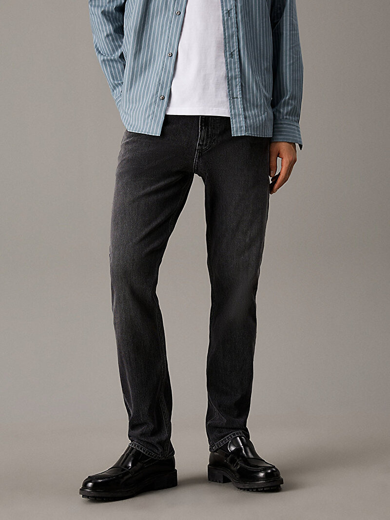 Calvin Klein Siyah Renkli Erkek Slim Straight Jean Pantolon