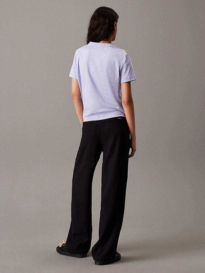 Calvin Klein Siyah Renkli Kadın Ecovero Relaxed Pantolon
