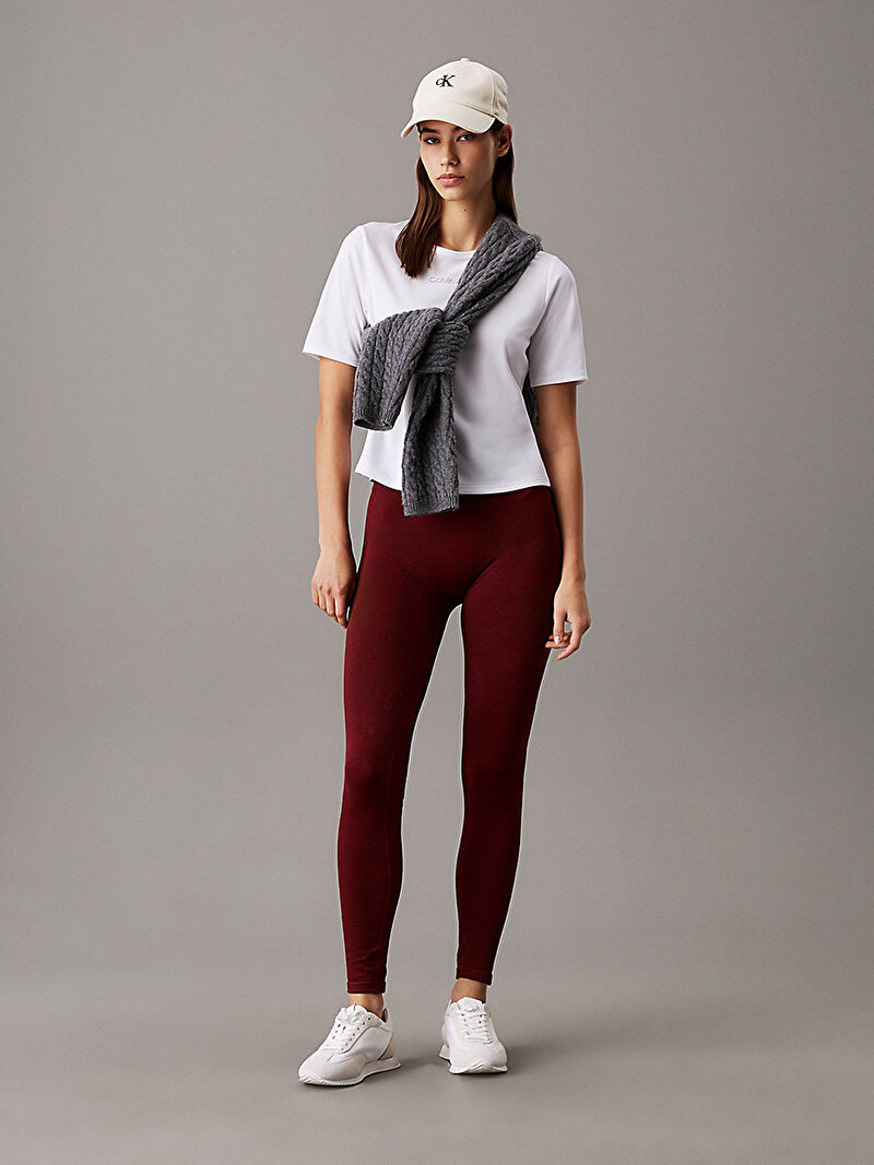 Calvin Klein Beyaz Renkli Kadın T-shirt