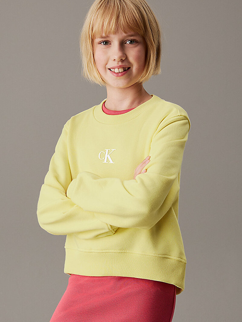 Kız Çocuk CK Logo Sweatshirt