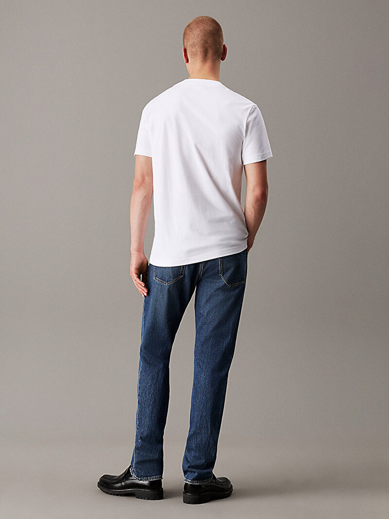 Calvin Klein Lacivert Renkli Erkek Slim Straight Jean Pantolon