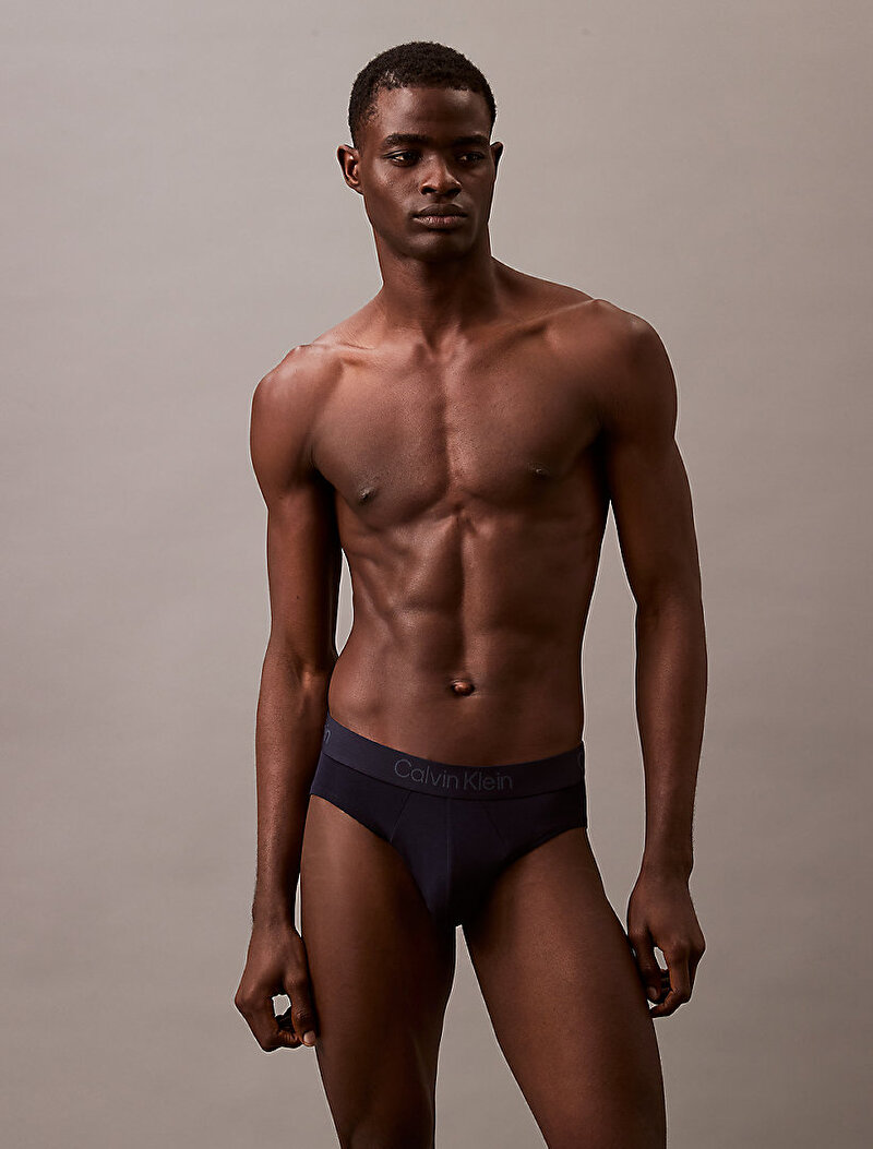 Calvin Klein Çok renkli Renkli Erkek Hip Brief 3'lü Paket Külot Seti