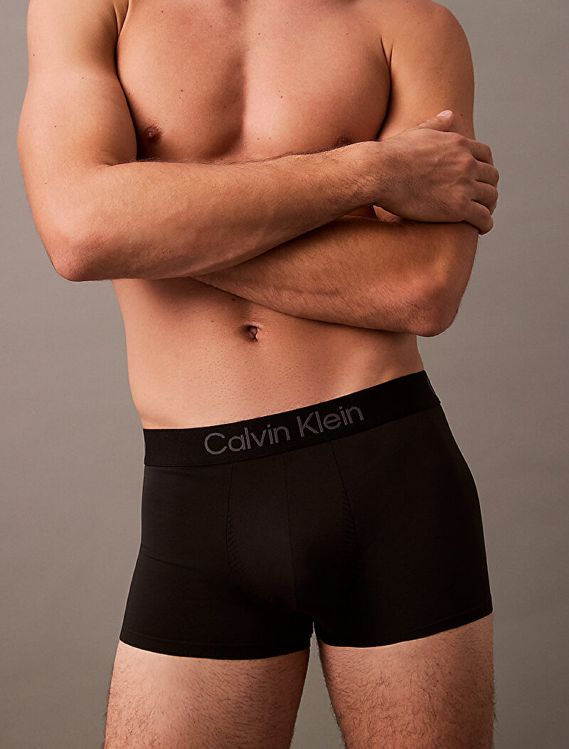 Calvin Klein Siyah Renkli Erkek Low Rise Trunk Boxer