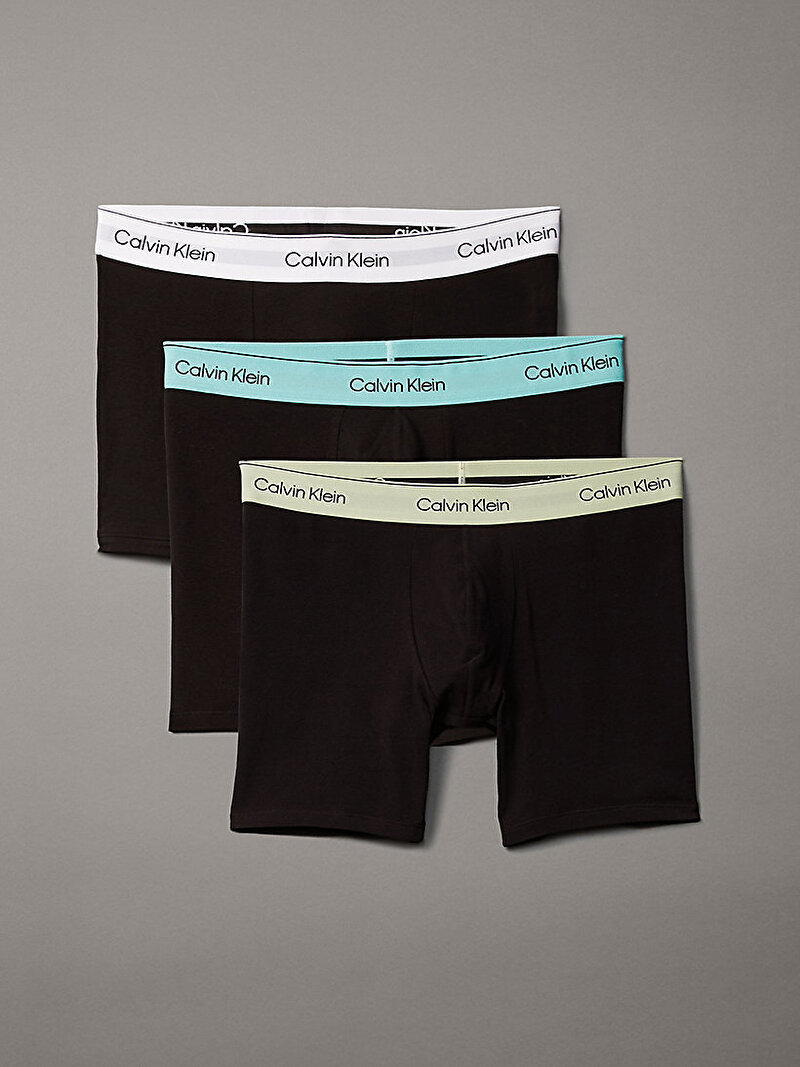Calvin Klein Siyah Renkli Erkek 3'lü Paket Boxer Brief Seti