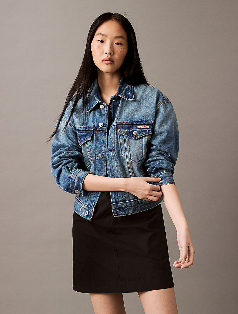 Calvin Klein Siyah Renkli Kadın Poplin Sleeveless Elbise