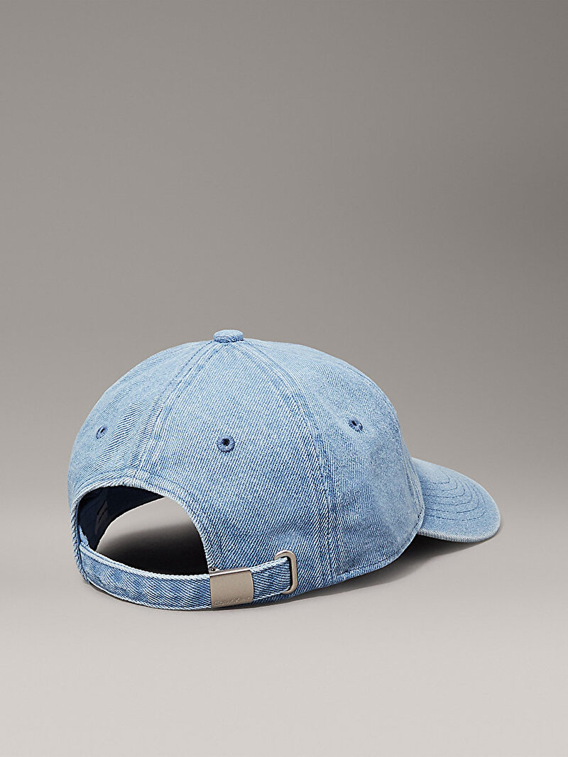 Calvin Klein Mavi Renkli Kadın Embroidered Monogram Şapka