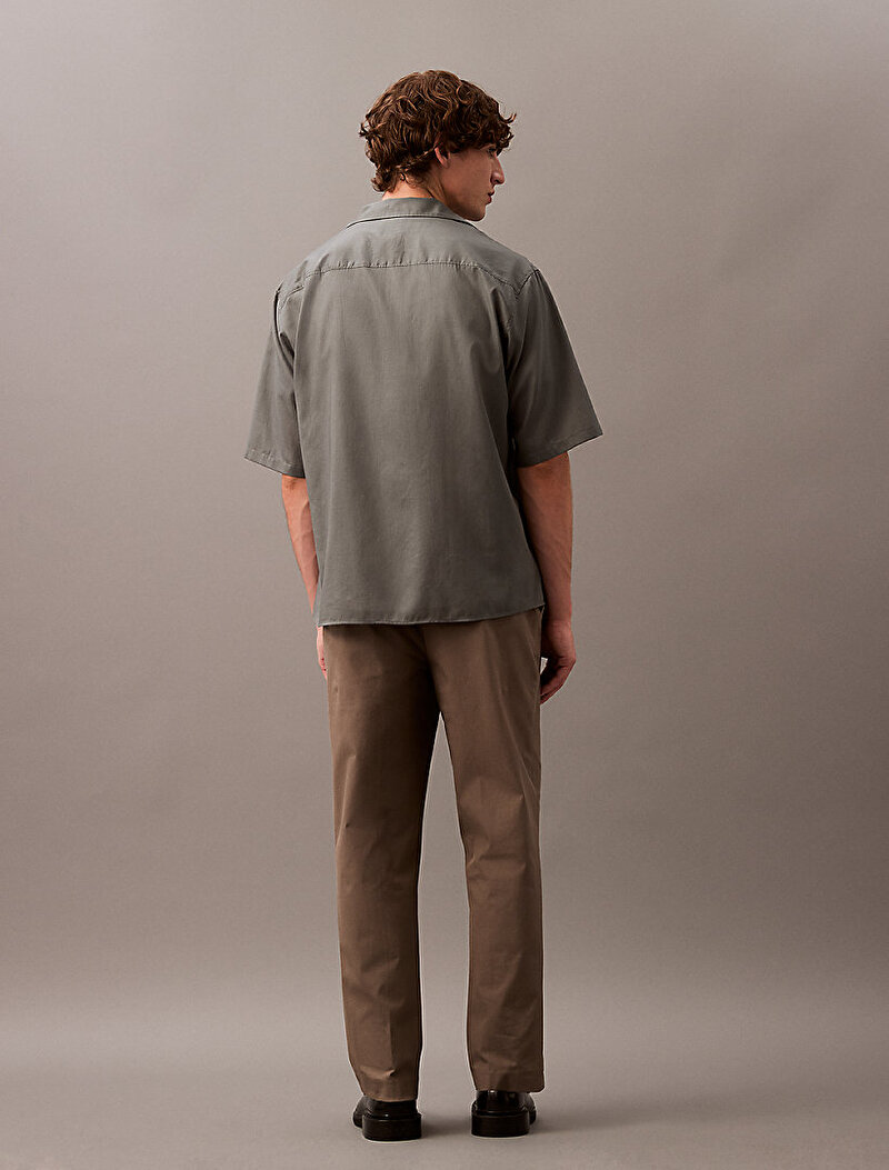 Calvin Klein Kahverengi Renkli Erkek Tech Stretch Cotton Pantolon