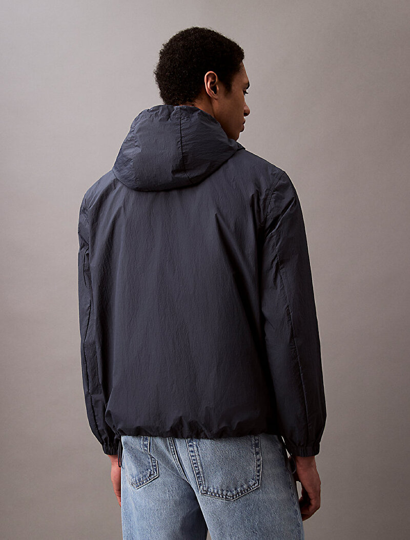 Calvin Klein Lacivert Renkli Erkek Air Weight Hooded Ceket