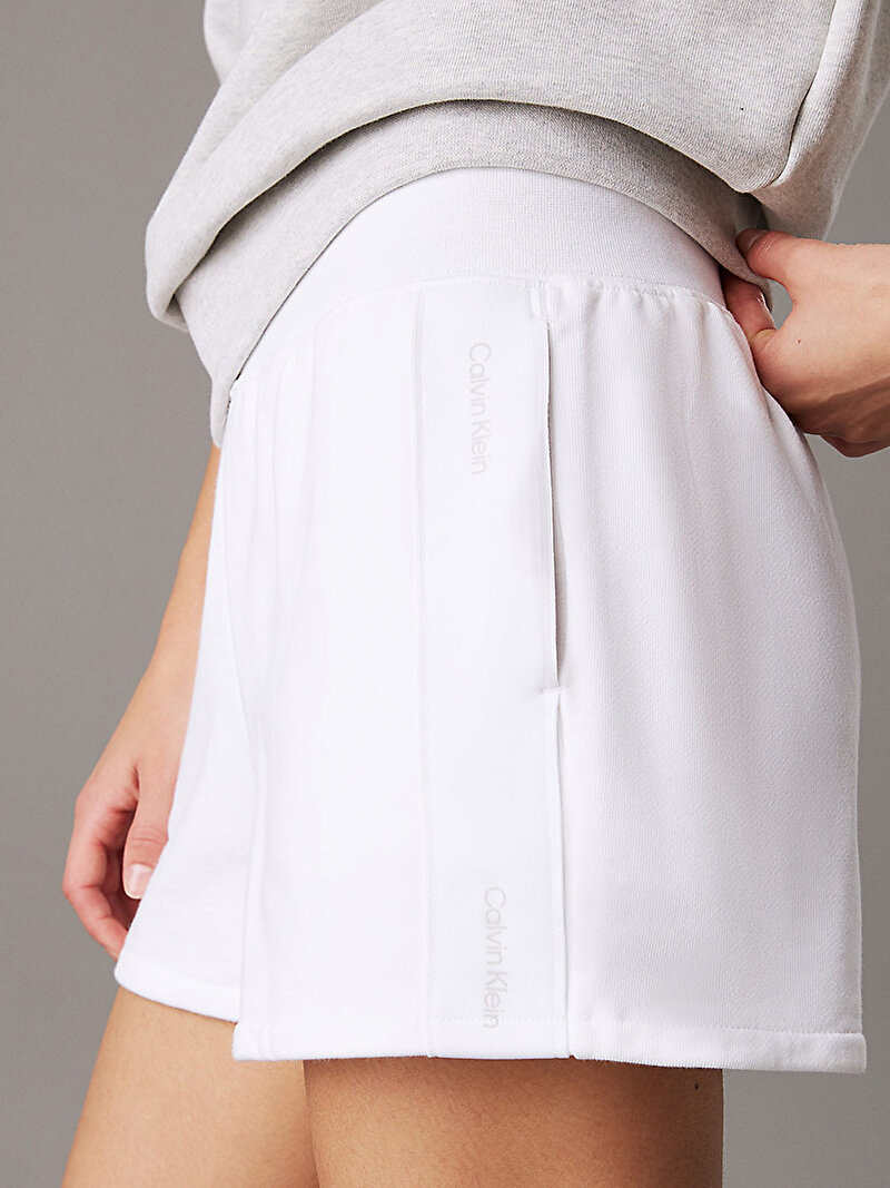 Calvin Klein Beyaz Renkli Kadın Sweat Şort