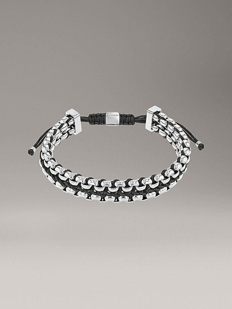 Calvin Klein Siyah Renkli Erkek CK Fused Bileklik