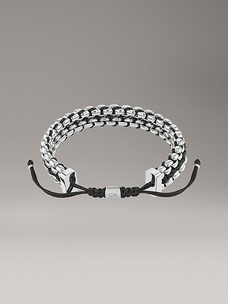 Calvin Klein Siyah Renkli Erkek CK Fused Bileklik