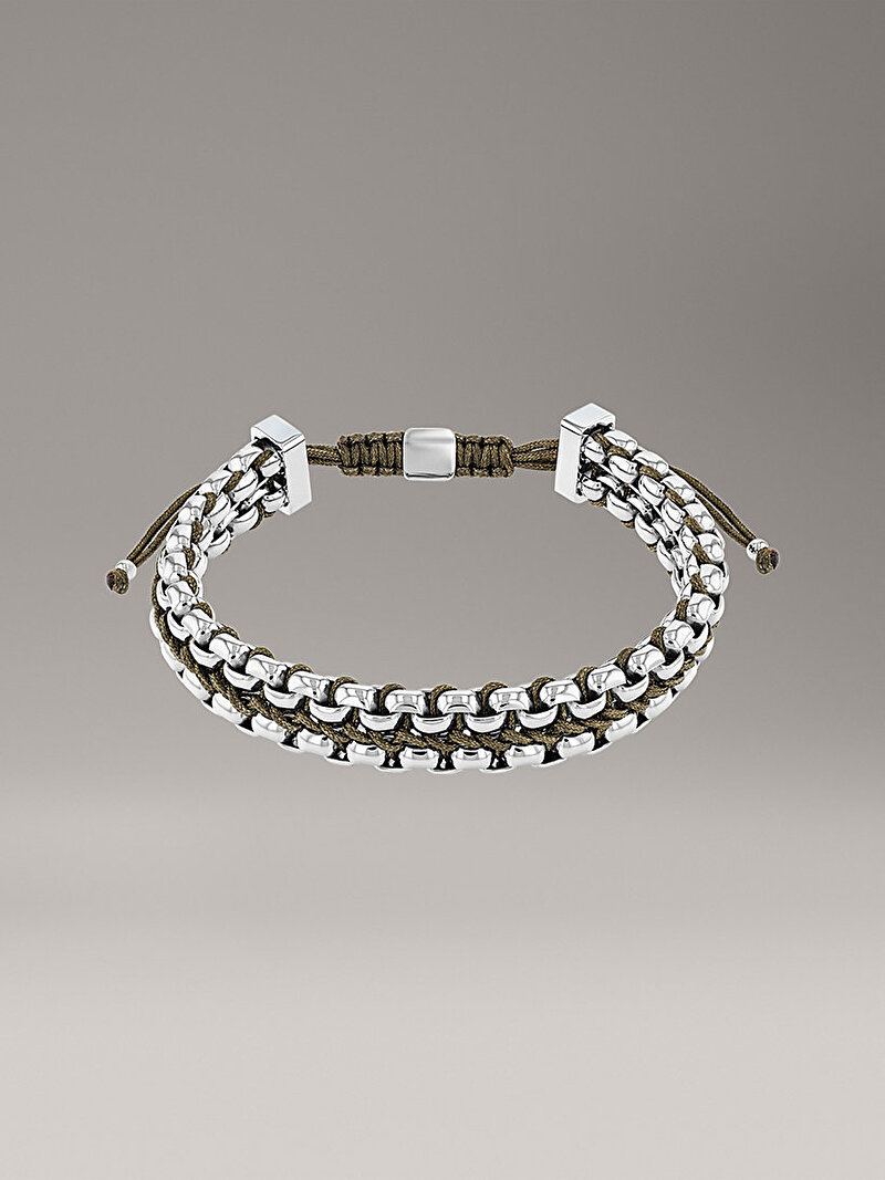 Calvin Klein Yeşil Renkli Erkek CK Fused Bileklik