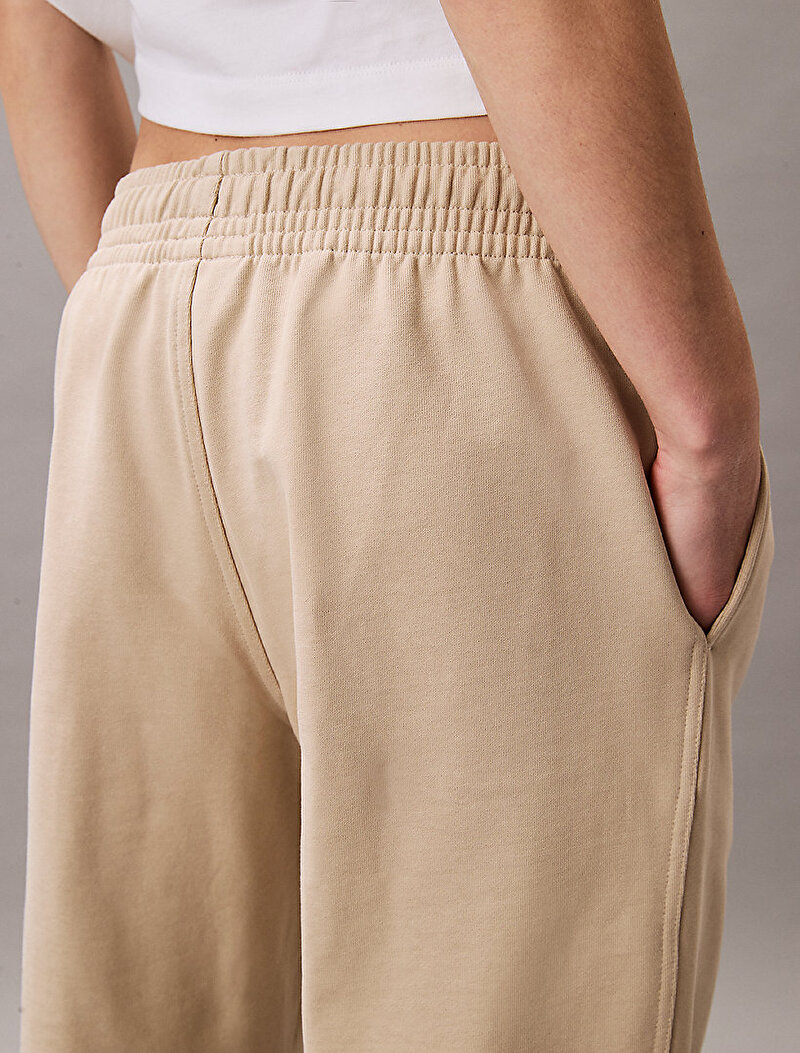 Calvin Klein Bej Renkli Kadın Monologo French Eşofman Altı