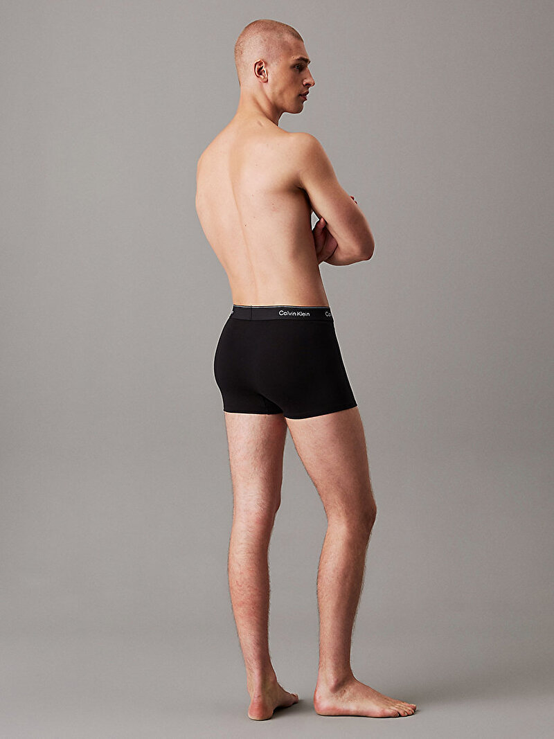 Calvin Klein Siyah Renkli Erkek 3'lü Paket Relaxed Fit Trunk Boxer Seti