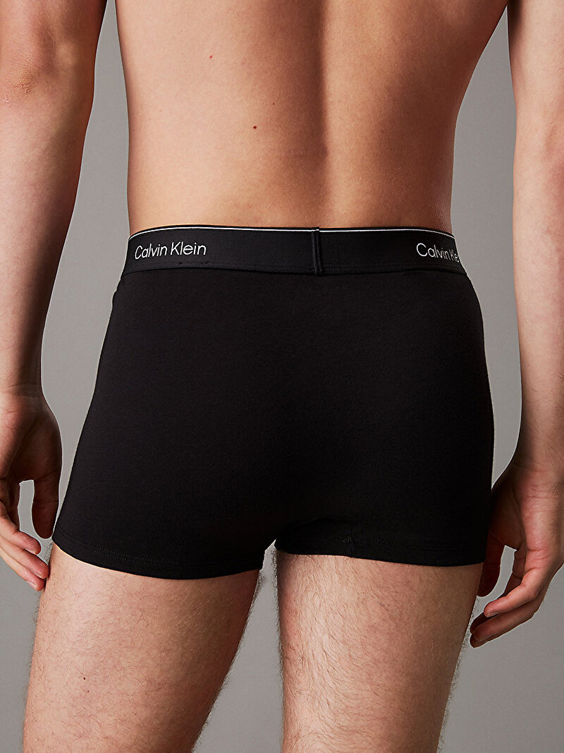 Calvin Klein Siyah Renkli Erkek 3'lü Paket Relaxed Fit Trunk Boxer Seti