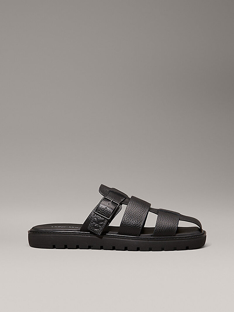Calvin Klein Siyah Renkli Erkek Molded Sandalet